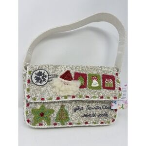 Handcrafted in India Beaded Christmas Shoulder Bag Viral TikTok Style‎
